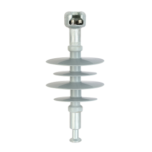Isolador Deadend Composto 10kV com Esfera e Soquete (Alum&iacute;nio / Ferro)